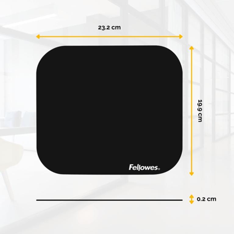 Fellowes 58024 Mouse Pad Black