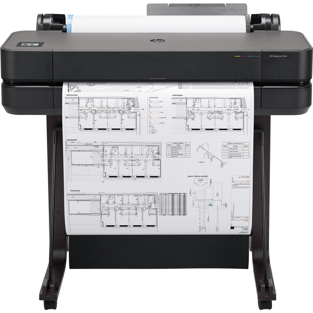 HP Designjet T630 large format printer Wi-Fi Thermal inkjet Colour 2400 x 1200 DPI 610 x 1897 mm Ethernet LAN