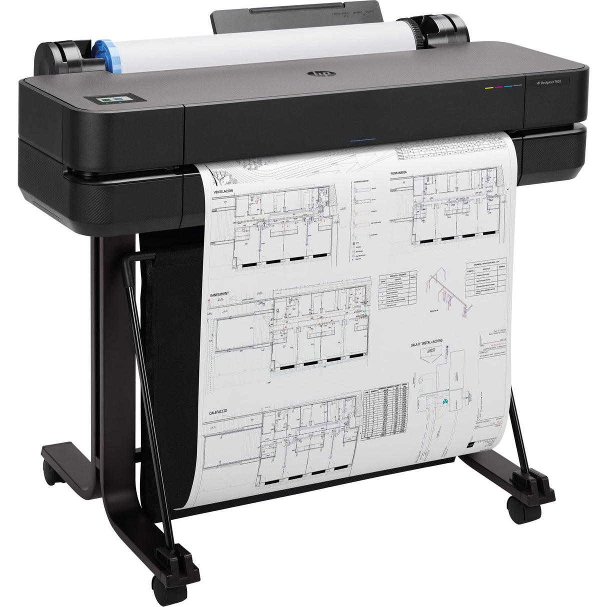 HP Designjet T630 large format printer Wi-Fi Thermal inkjet Colour 2400 x 1200 DPI 610 x 1897 mm Ethernet LAN