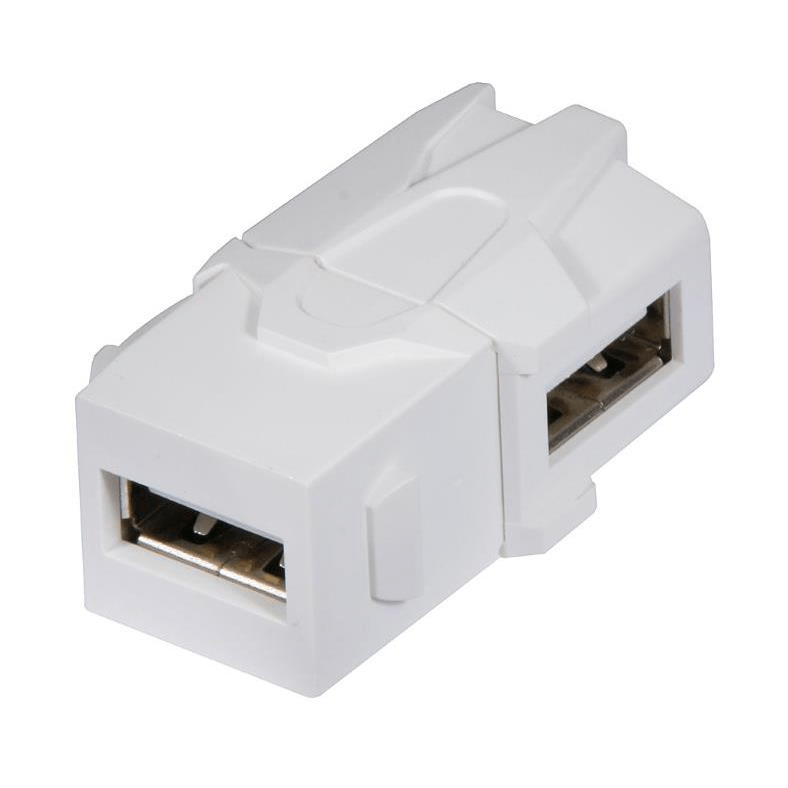 Lindy USB A-to-A 90-Degree Keystone 60491