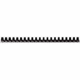 Fellowes 100-pack Apex Plastic Comb Black 19mm 6202501