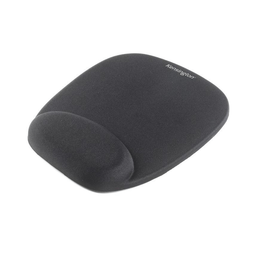 Kensington Foam Mousepad with Integral Wrist Rest Black