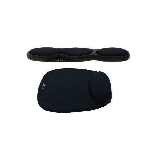 Kensington Foam Mousepad with Integral Wrist Rest Black