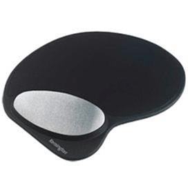 Kensington Memory Gel Mouse Pad with Integral Wrist Rest Black