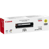 Canon 731 Y Yellow Toner Cartridge 1,500 Pages Original 6269B002 Single-pack