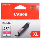 Canon CLI-451M Magenta Printer Ink Cartridge Original 6474B001 Single-pack