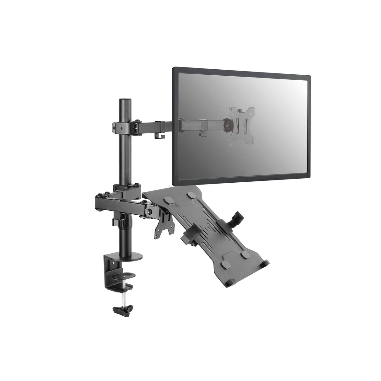 Equip 13-inch to 32-inch Articulating Dual Arm Monitor Laptop Desk Mount Bracket 650119