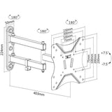 Equip 23-inch to 42-inch Articulating TV Wall Mount Bracket 650404