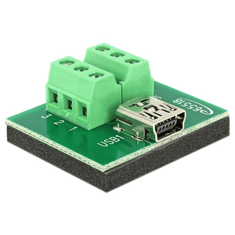 Delock Mini USB Female to Terminal Block 6-pin Adapter 65518