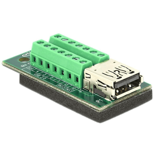 Delock USB 3.0/3.1 PD A Female to Terminal Block 14-pin Adapter 65562