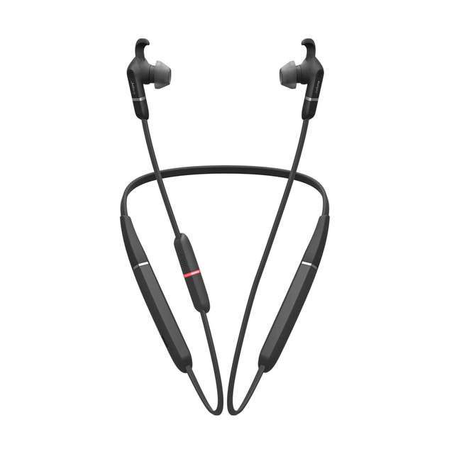 Jabra Evolve 65e UC & Link 370 Headset Wireless Neck-band Office/Call Center Black 6599-629-109