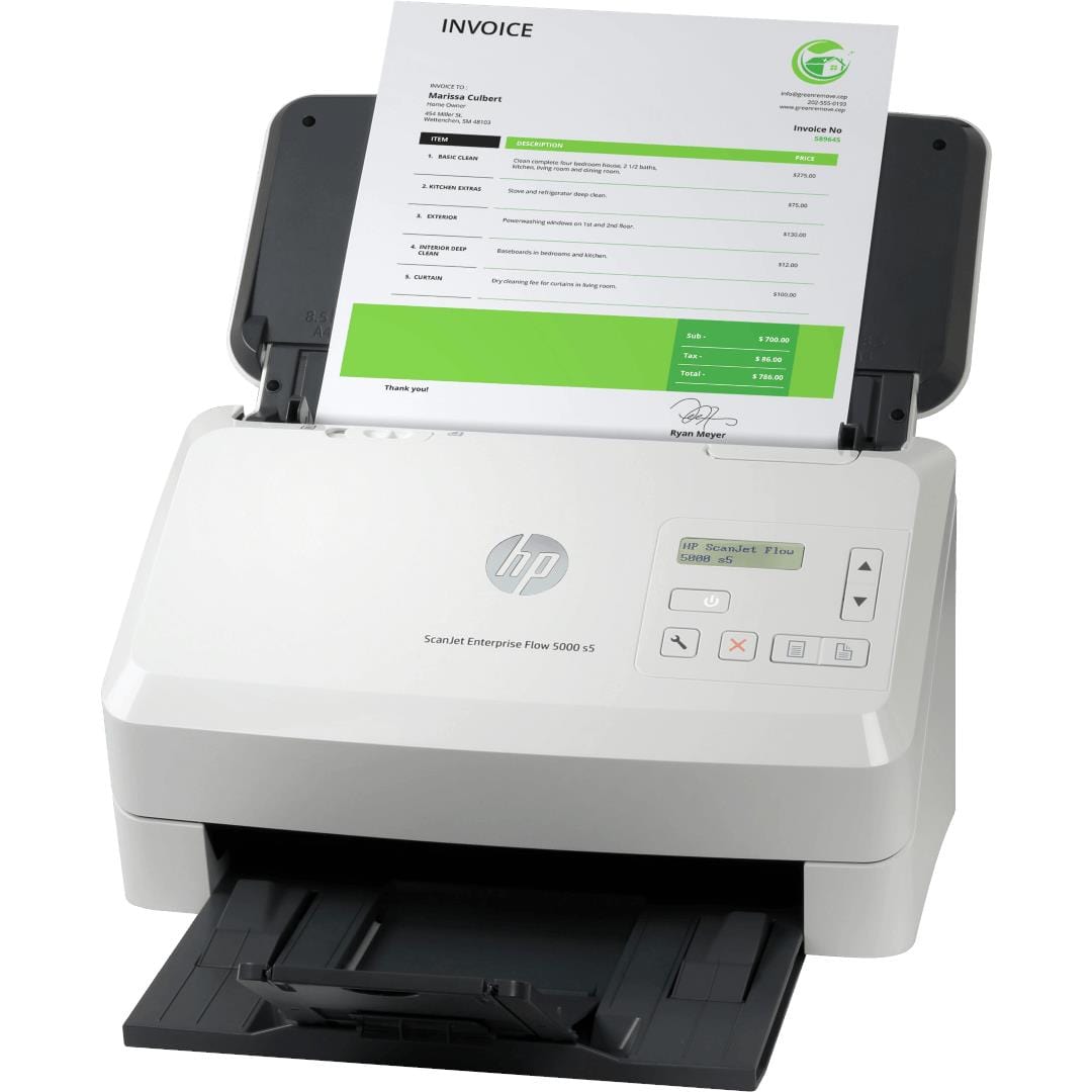 HP Scanjet Enterprise Flow 5000 s5 600 x 600 DPI A4 Sheet-fed Scanner 6FW09A