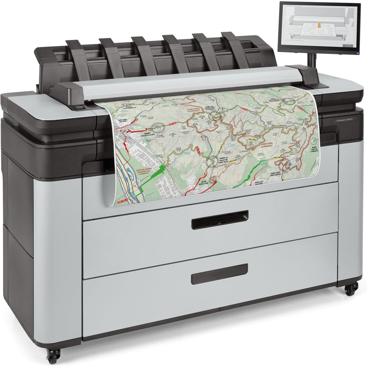 HP DesignJet XL 3600 36-in Multifunction Large Format Colour Printer 6KD23H