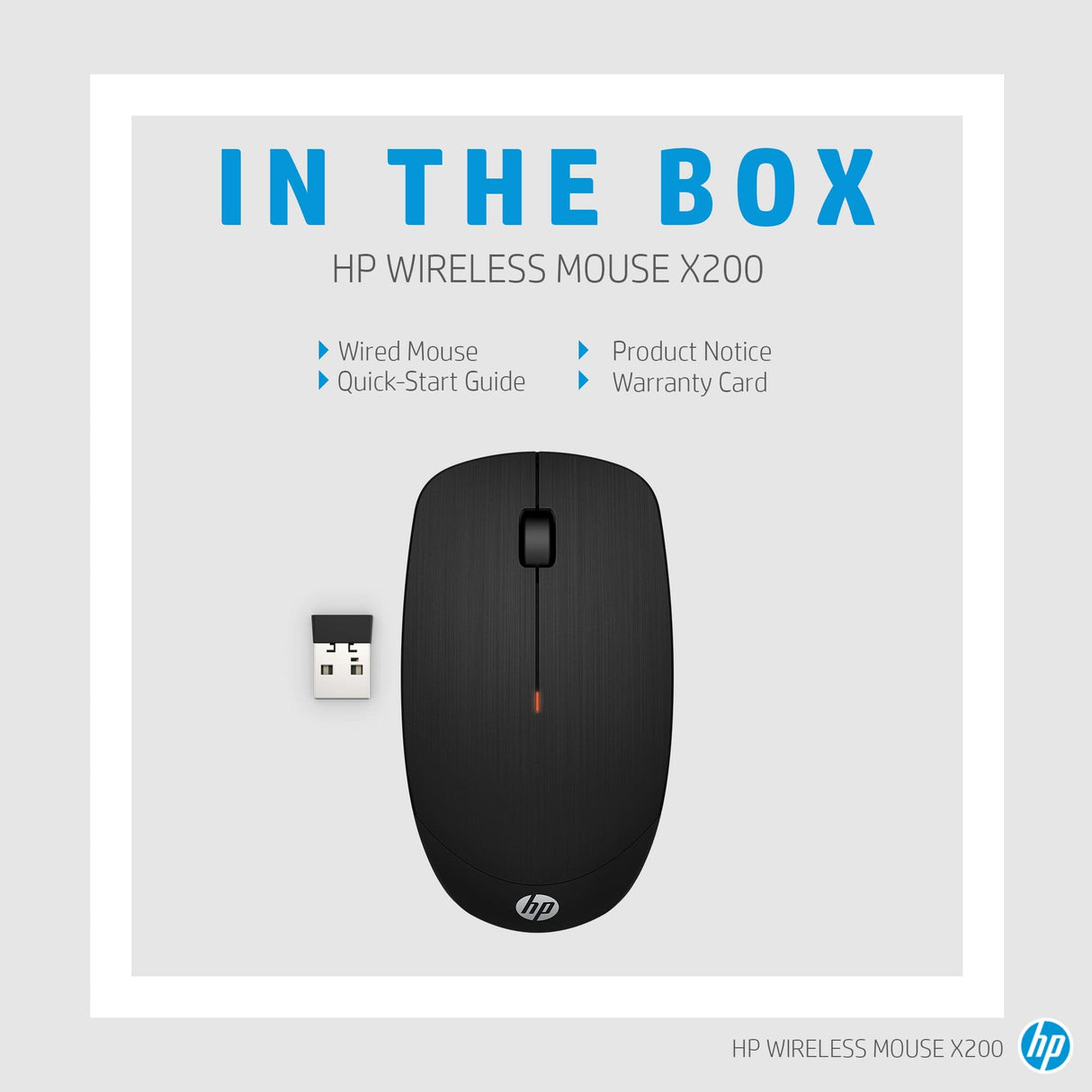 HP Wireless Mouse X200