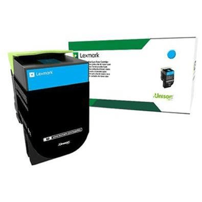 Lexmark 71B50C0 Cyan Toner Cartridge 2,300 Pages Original Single-pack