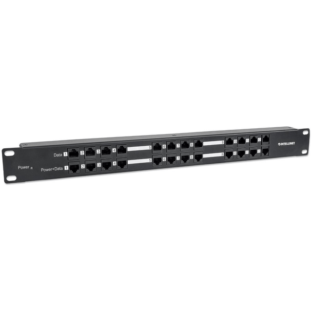 Intellinet 720342 24-port PoE Patch Panel