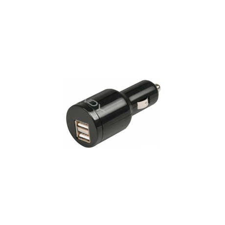 Lindy 2-Port USB Car Charger Auto Black 73334