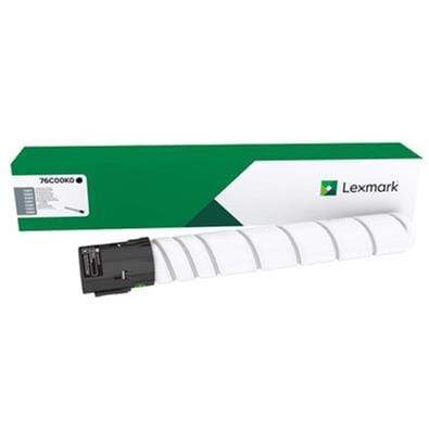 Lexmark 76C00K0 Black Toner Cartridge 18,500 Pages Original Single-pack