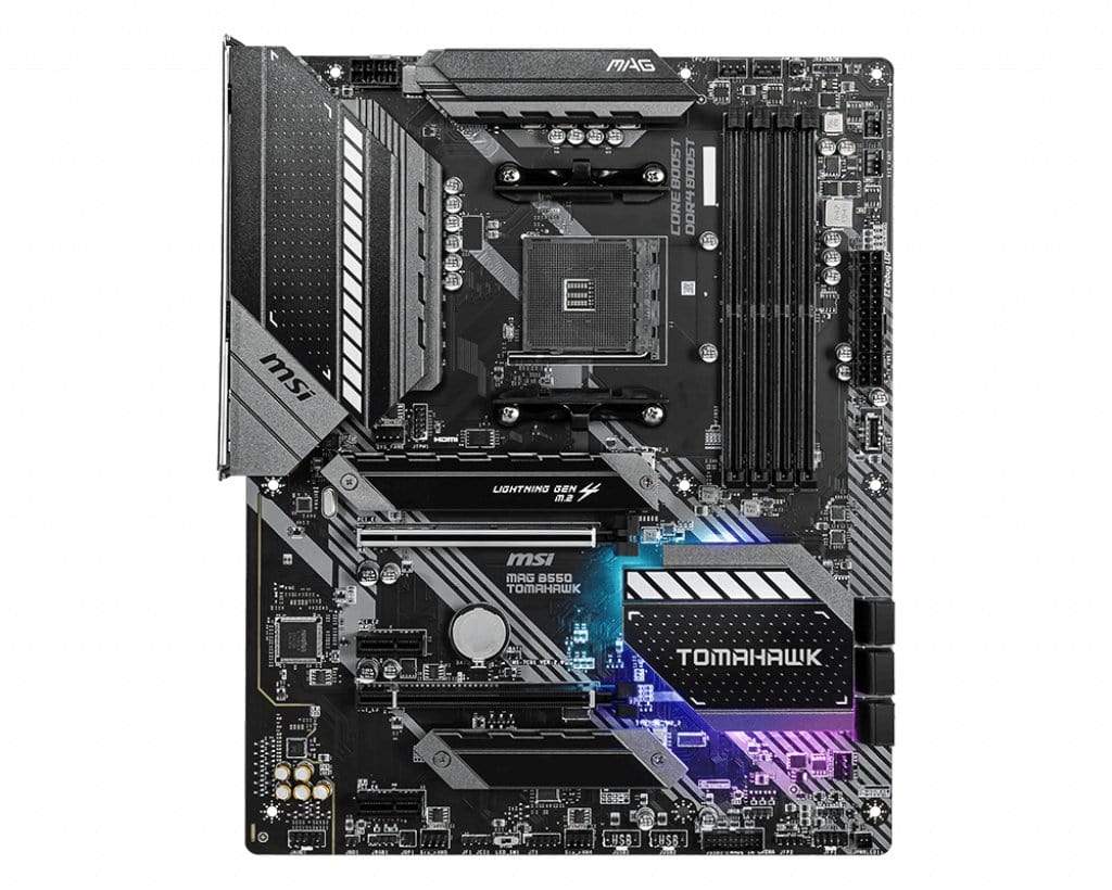 MSI MAG B550 Tomahawk AMD Socket AM4 ATX Motherboard 7C91-001R