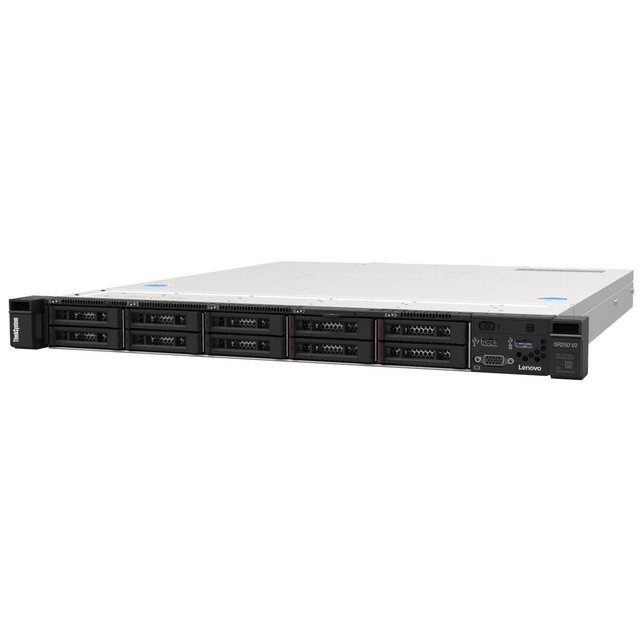 Lenovo ThinkSystem SR250 V2 1U Rack Server - Intel Xeon E-2334 16GB RAM 450W 7D7QA00YEA