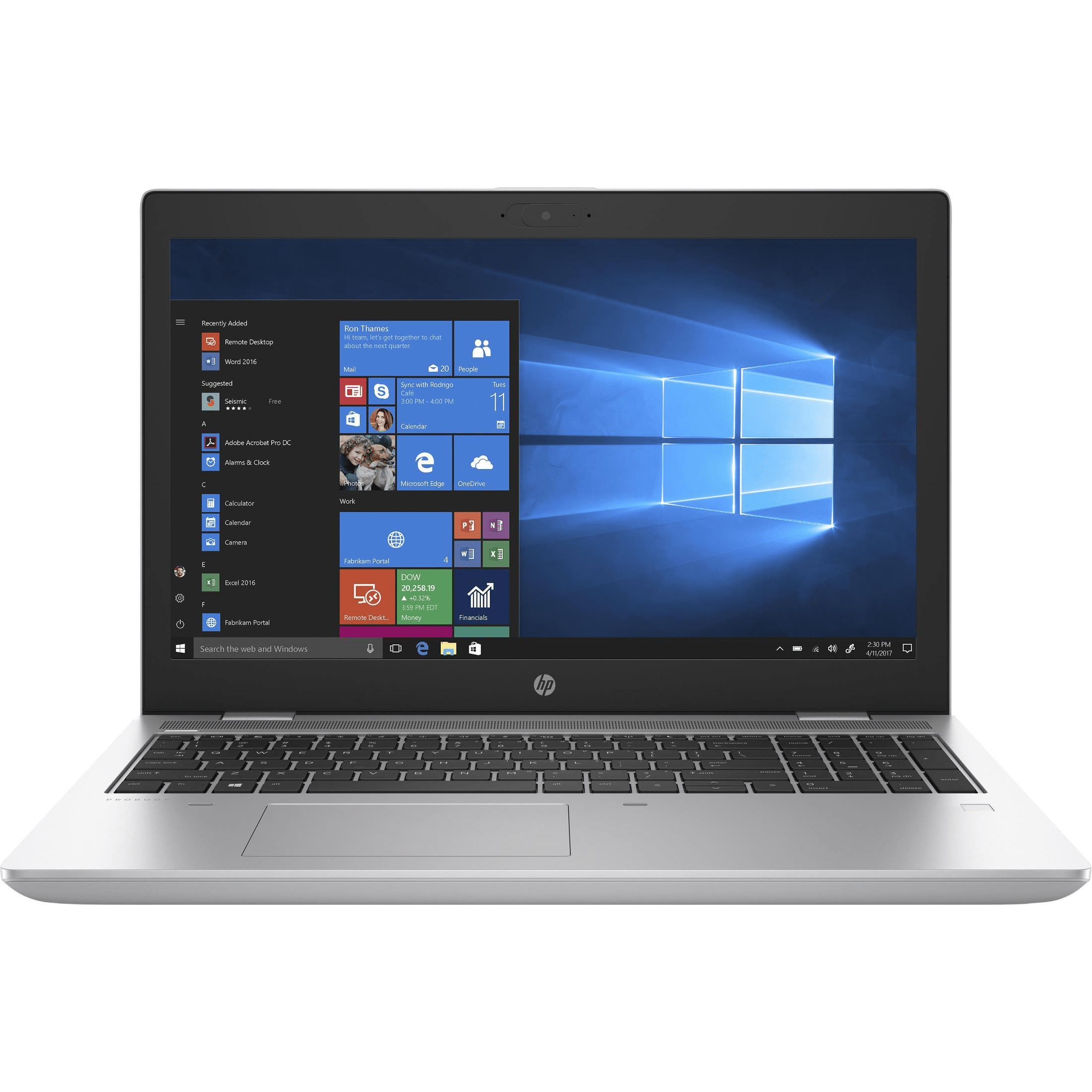 HP ProBook 650 G5 15.6-inch Laptop - Intel Core i5-8265U 256GB SSD 4GB
