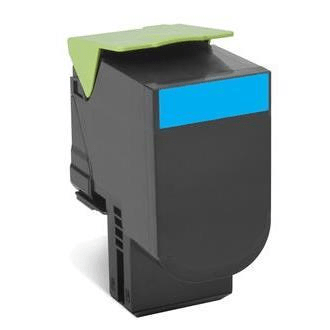 Lexmark 80C80C0 Cyan Toner Cartridge 1