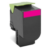 Lexmark 80C80M0 Magenta Toner Cartridge 1