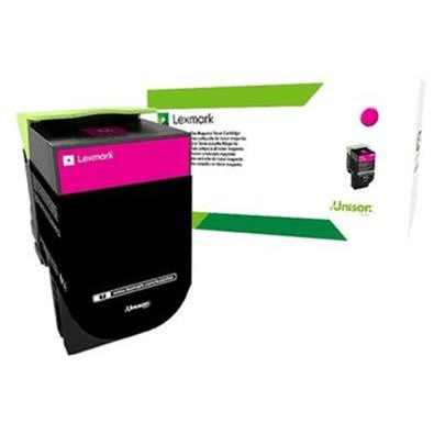 Lexmark 80C8HME Magenta Toner Cartridge 3