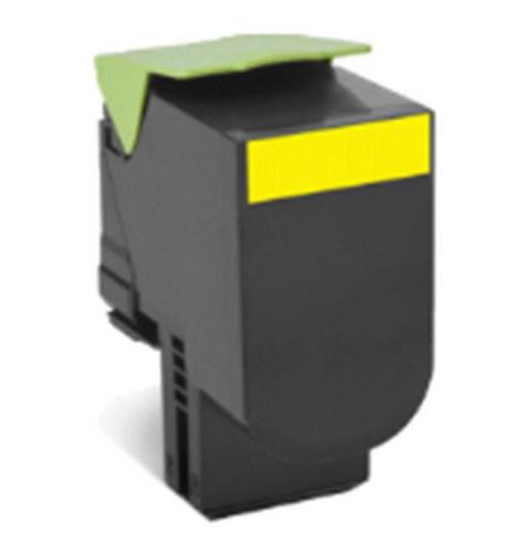 Lexmark 80C8XYE Yellow Toner Cartridge 4