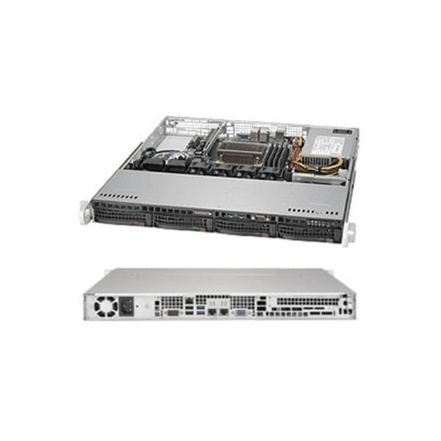 Supermicro 1U Rack Server Chassis 813MFTQC-350CB2