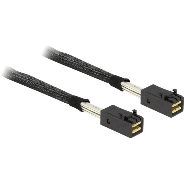 Delock Mini SAS HD SFF-8643 to Mini SAS SFF-8087 1m Cable 83389