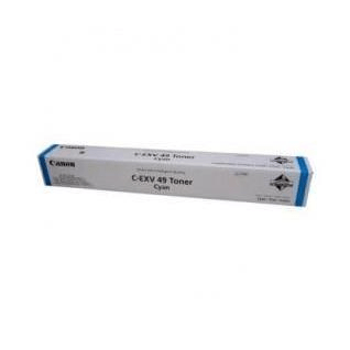 Canon C-EXV 49 C Cyan Toner Cartridge 19,000 Pages Original 8525B002 Single-pack