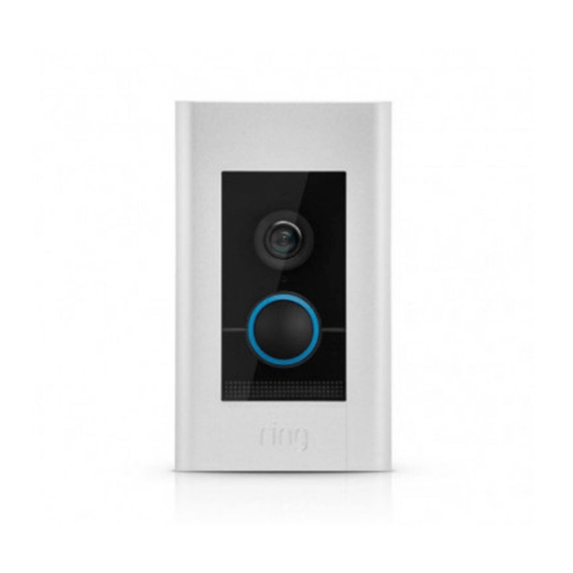 Ring Elite Video Intercom System Black 8VR1E7-0EU0