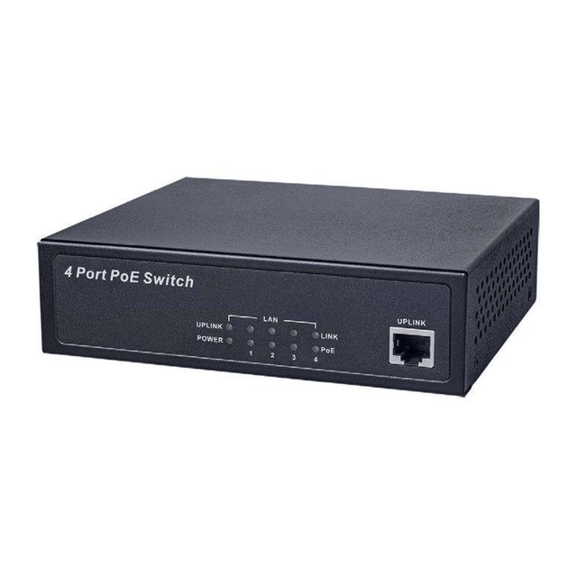 Vivotek FE511 4-port PoE+ Fast Ethernet Unmanaged Switch 900059300G