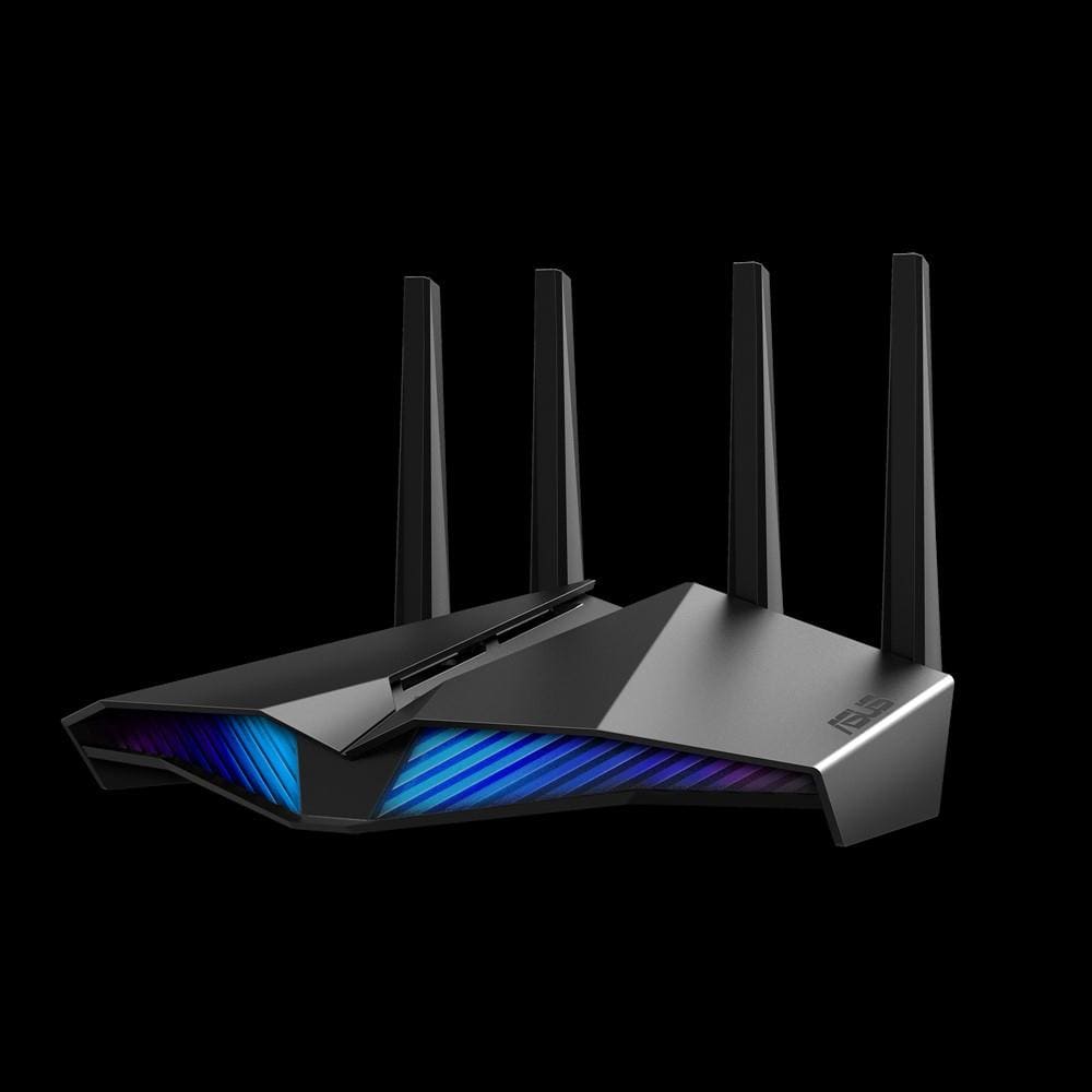 ASUS RT-AX82U Wireless Router - Dual-band 2.4 GHz and 5 GHz Gigabit Ethernet Black 90IG05G0-MO3R10