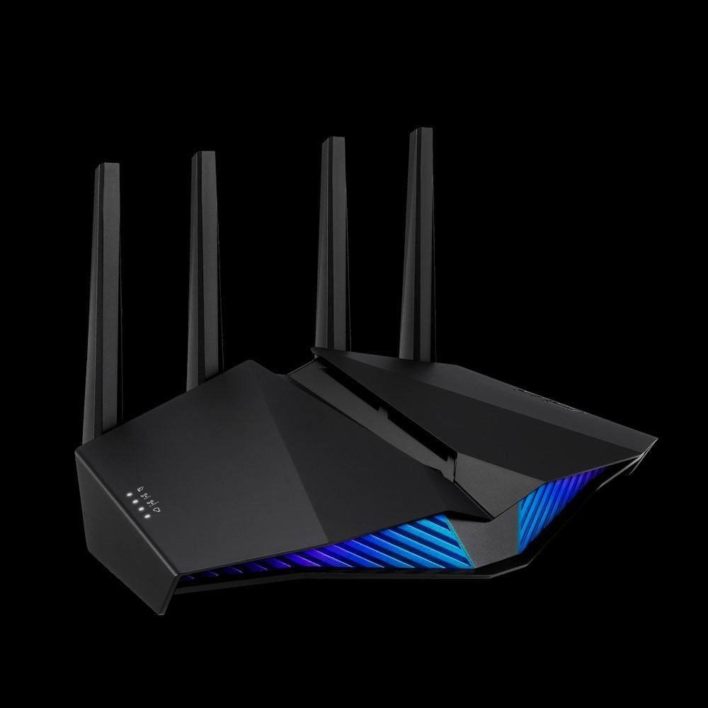 ASUS RT-AX82U Wireless Router - Dual-band 2.4 GHz and 5 GHz Gigabit Ethernet Black 90IG05G0-MO3R10