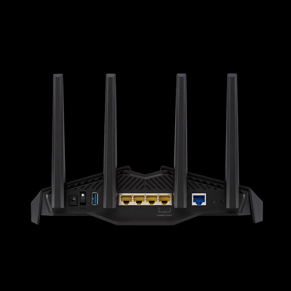 ASUS RT-AX82U Wireless Router - Dual-band 2.4 GHz and 5 GHz Gigabit Ethernet Black 90IG05G0-MO3R10