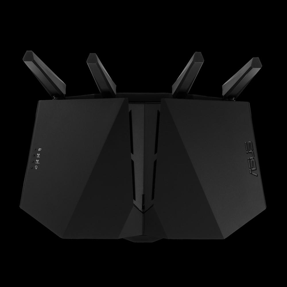 ASUS RT-AX82U Wireless Router - Dual-band 2.4 GHz and 5 GHz Gigabit Ethernet Black 90IG05G0-MO3R10