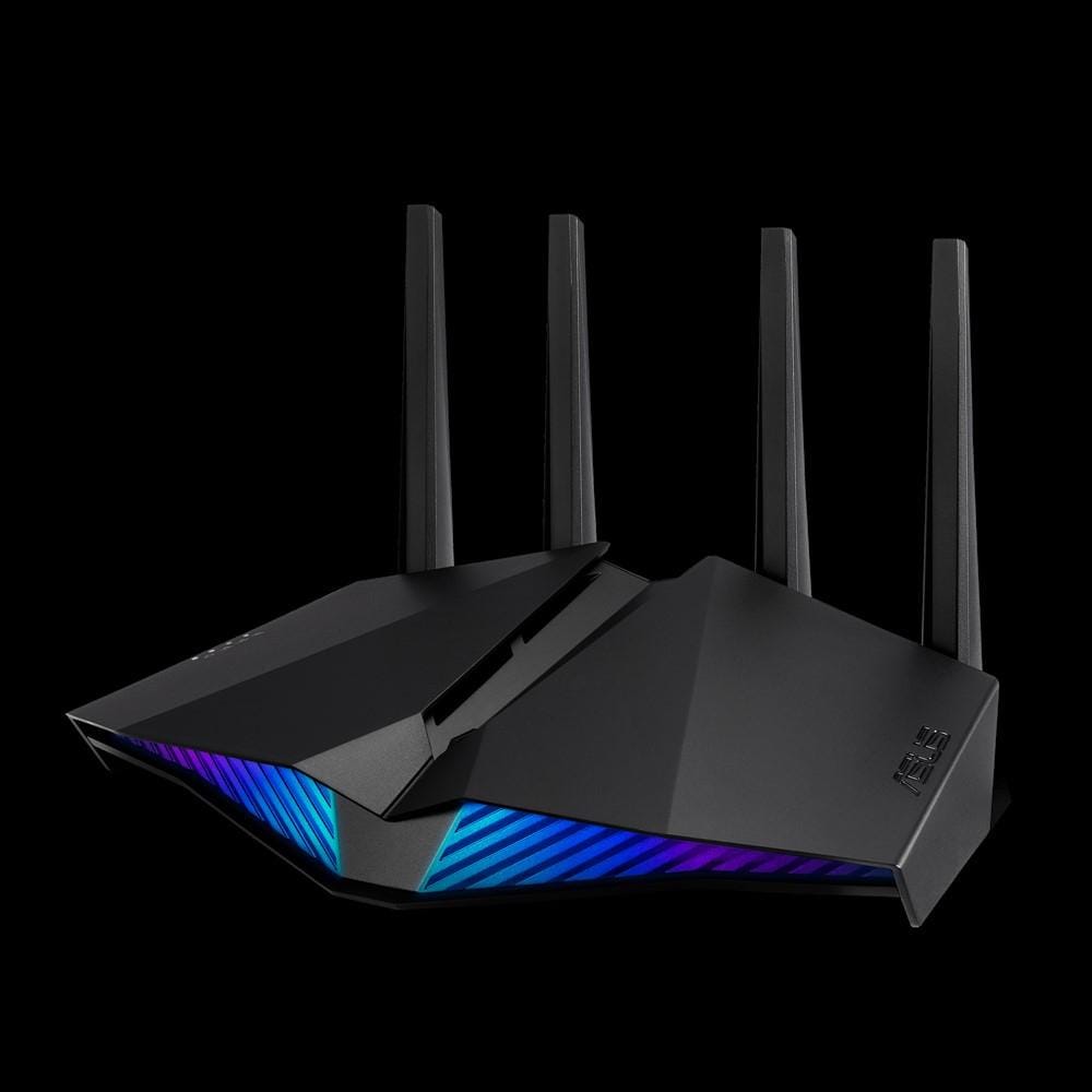 ASUS RT-AX82U Wireless Router - Dual-band 2.4 GHz and 5 GHz Gigabit Ethernet Black 90IG05G0-MO3R10