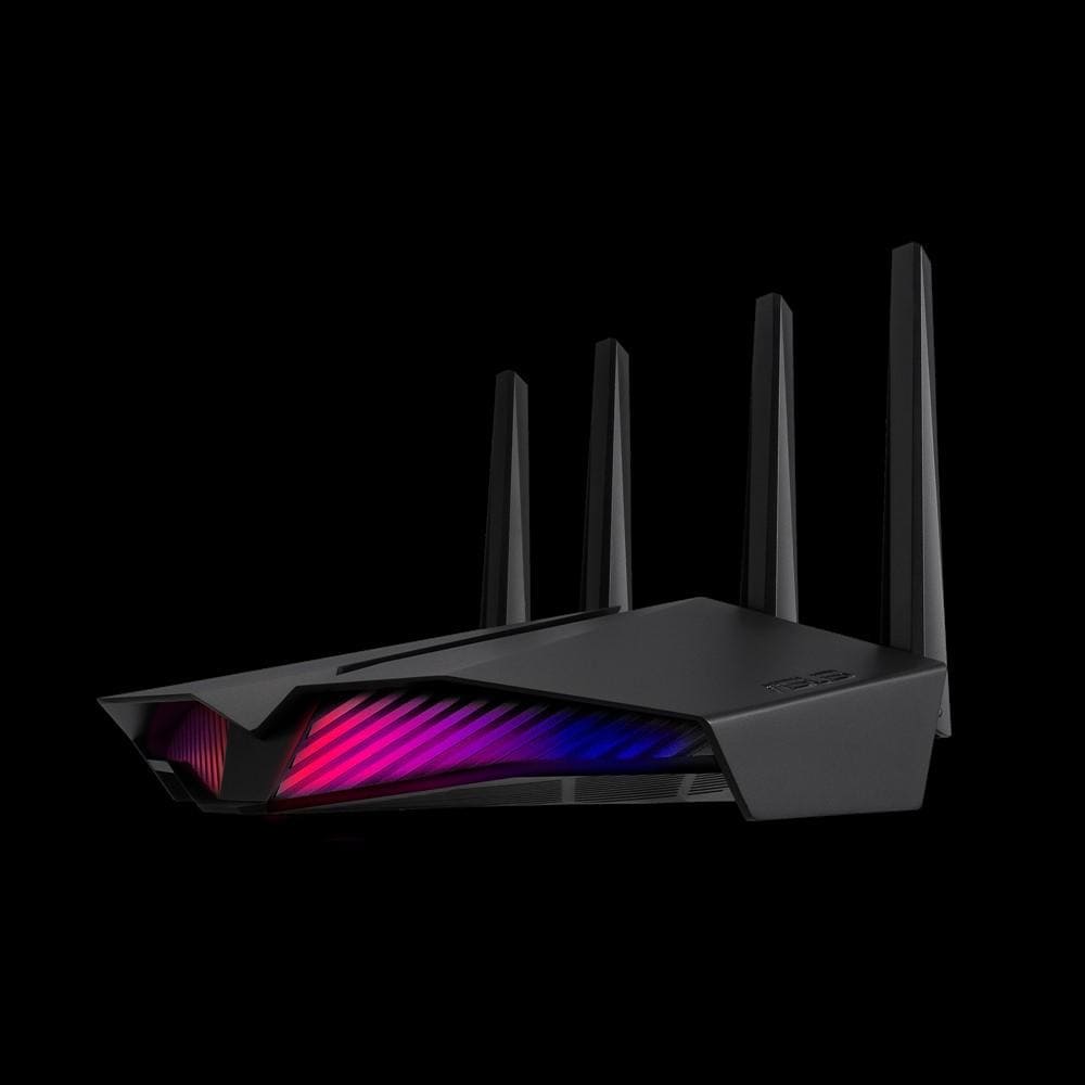 ASUS RT-AX82U Wireless Router - Dual-band 2.4 GHz and 5 GHz Gigabit Ethernet Black 90IG05G0-MO3R10