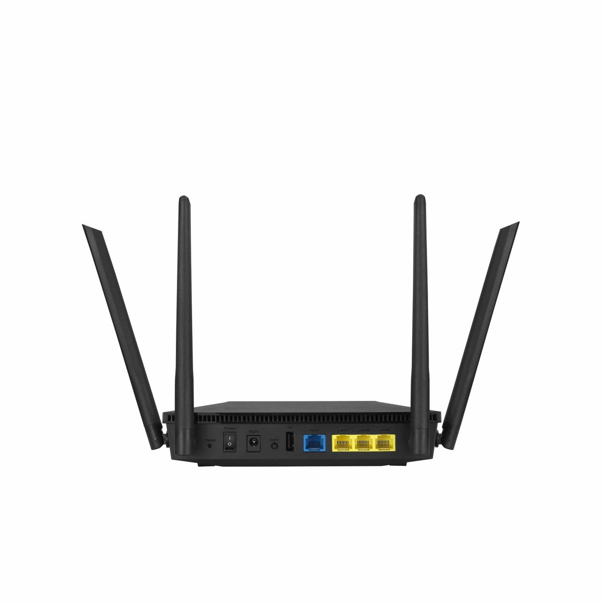 ASUS RT-AX53U wireless router Gigabit Ethernet Dual-band (2.4 GHz / 5 GHz) 3G 5G 4G Black