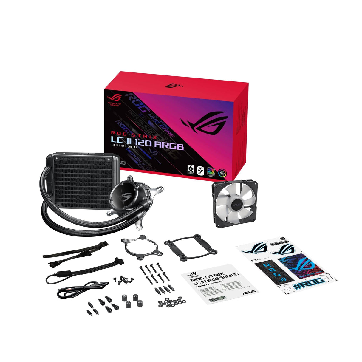 Asus ROG Strix LC II 120 ARGB 120mm CPU Liquid Cooler 90RC00D1-M0UAY0