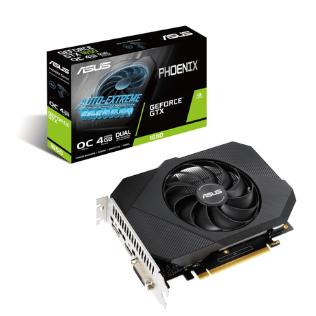 Asus Phoenix GeForce GTX 1650 4GB GDDR6 Graphics Card 90YV0EZ1-M0NA00