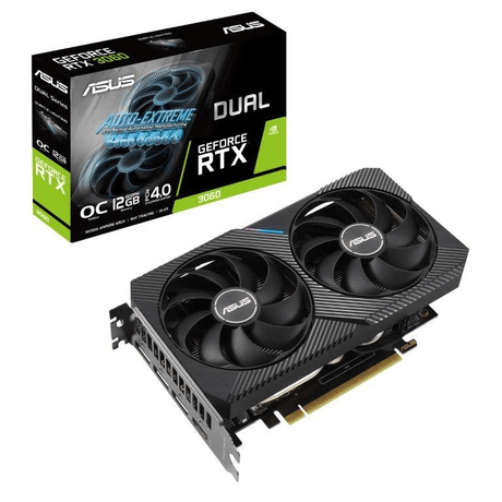 ASUS Dual GeForce RTX 3060 V2 OC Edition Graphics Card 90YV0GB2-M0NA10