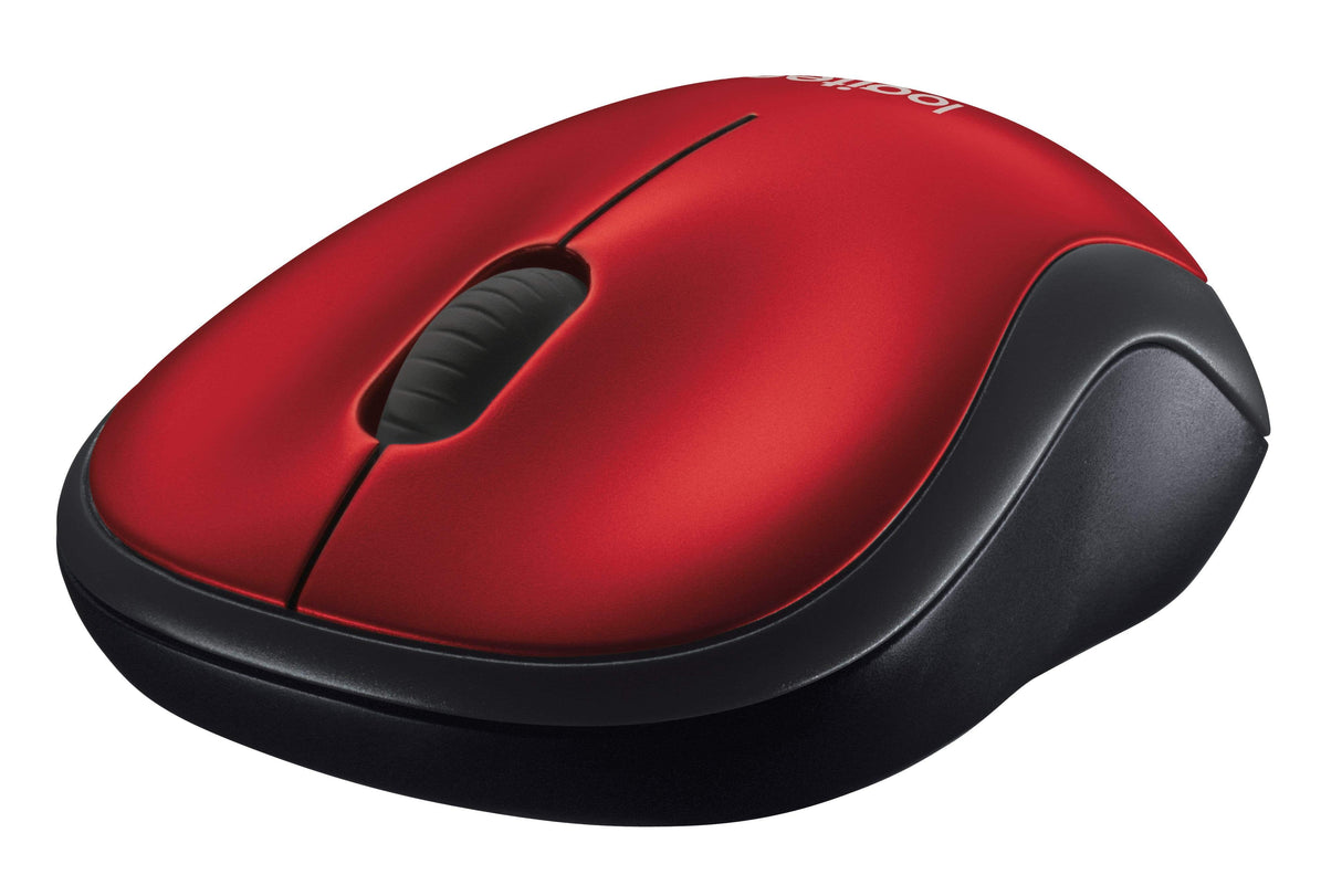 Logitech M185 Wireless Mouse - Red 910-002237