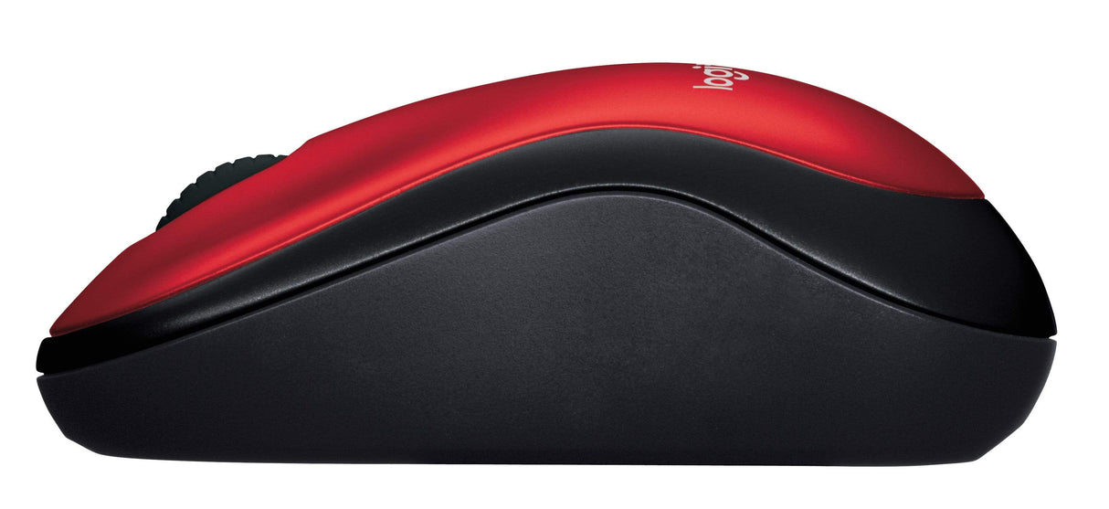 Logitech M185 Wireless Mouse - Red 910-002237