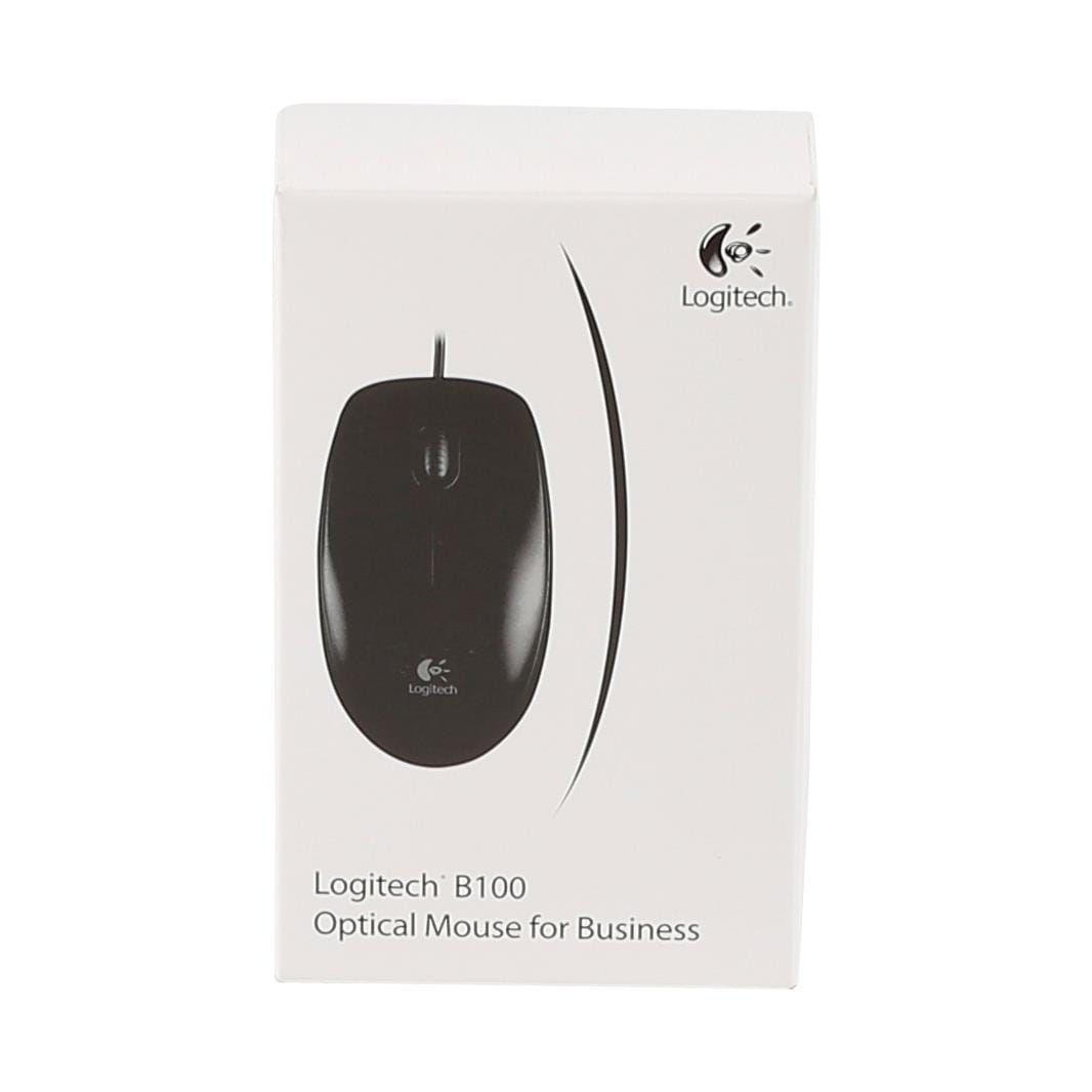 Logitech Business B100 Optical USB Mouse Ambidextrous 910-003357