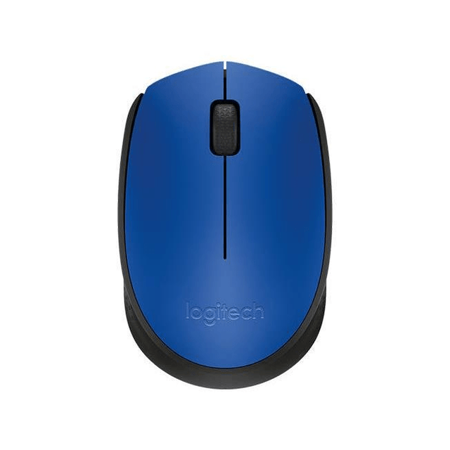 Logitech M171 Wireless Mouse Blue and Black 910-004640