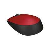 Logitech M171 Mouse 2.4Ghz Black Red 910-004641