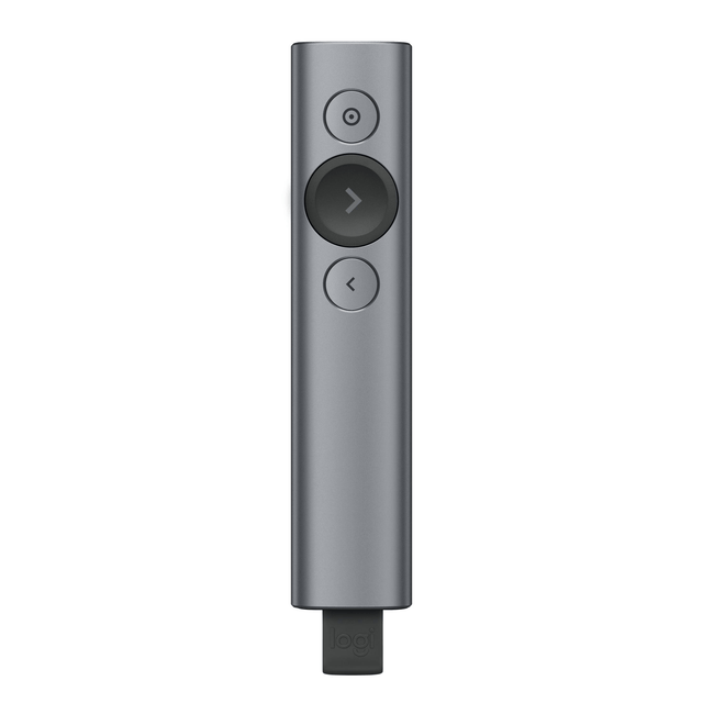 Logitech Spotlight wireless presenter Bluetooth/RF Grey